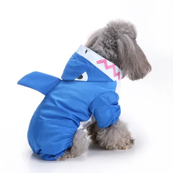 

3 Colors Hooded Pet Dog Raincoats Waterproof Clothes For Small Dogs Chihuahua Pug Clothing Dog Raincoat Poncho Puppy Rain Jacket