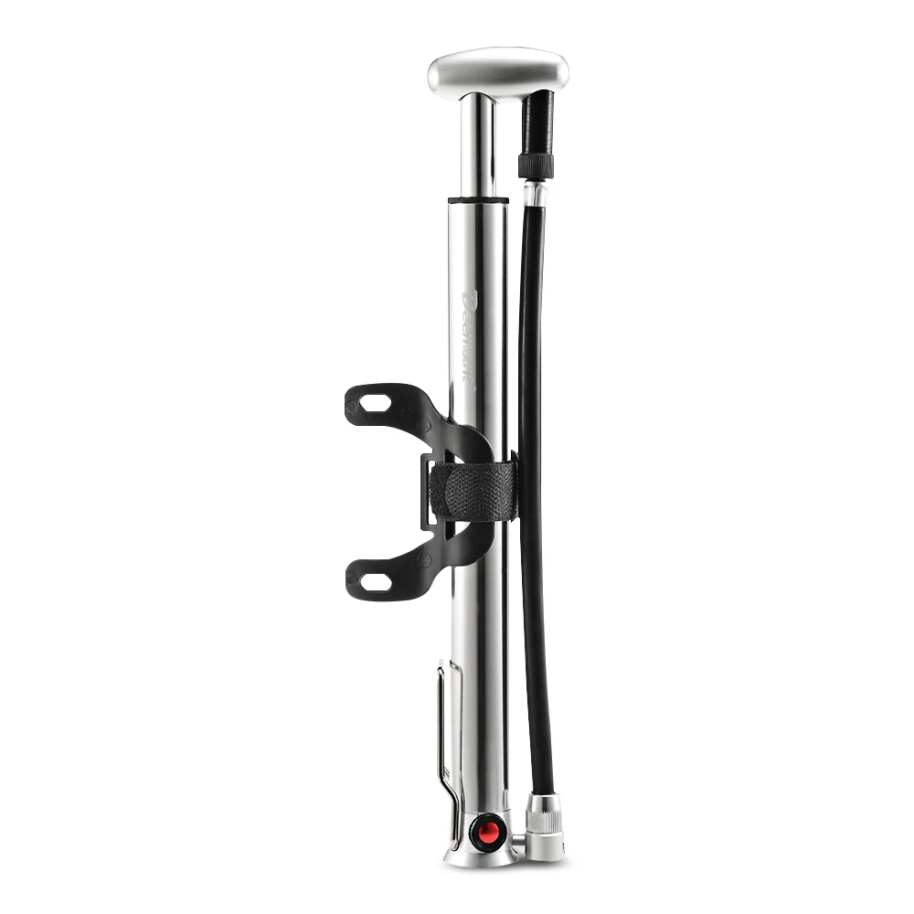 Deemount Bicycle Pump With Foot Peg Aluminum Alloy 160 Psi Bike Pump