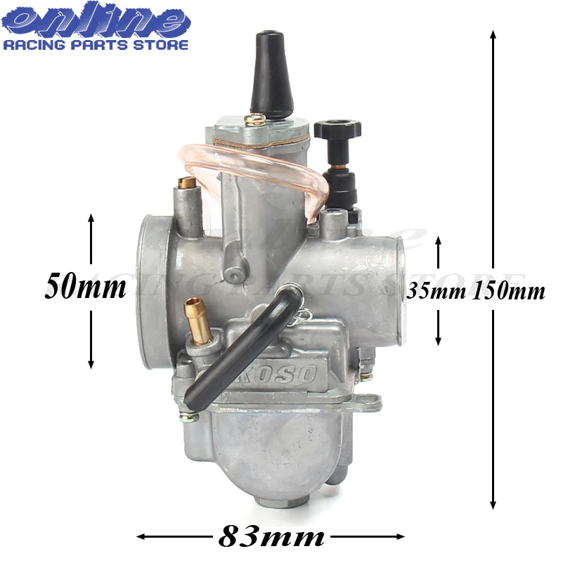 Карбюратор Carb для koso pwk28 карбюратор Carburador 28 мм с мощностью струи подходит для 2 т/4 т двигатель мотоцикла гоночный двигатель