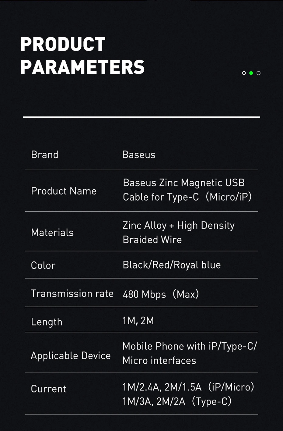 Магнитный Micro USB кабель Baseus для быстрой зарядки iPhone samsung, Магнитный зарядный адаптер usb type C, кабели для мобильных телефонов