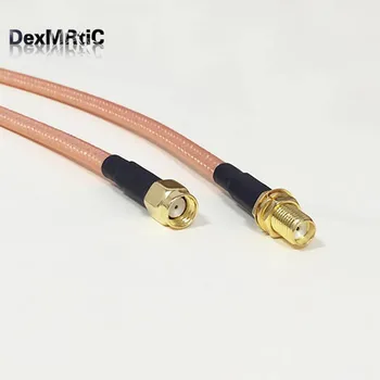 

High-quality low-loss RP-SMA Male Plug Switch SMA Female Jack RF coax cable RG142 50CM/100CM wholesale price