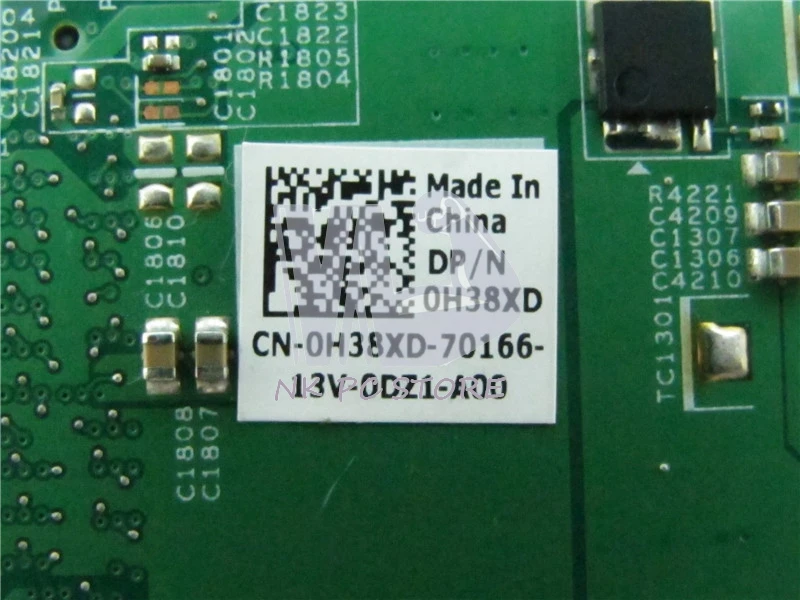 Cn-0h38xd 0h38xd h38xd основная плата для Dell Inspiron N4030 Материнская плата ноутбука 48.4ek01.01m HM57 DDR3 дискретные Графика