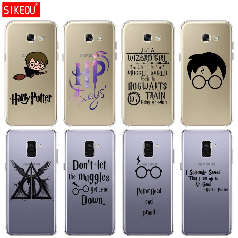 

Silicone phone case cover for Samsung Galaxy A6 A8 2018 A3 A310 A5 A510 A7 2016 2017 case Harry Potter always