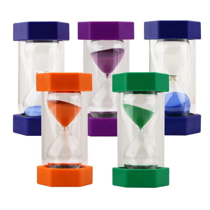 Free Shipping Hourglass timer to learn Creative teaching AIDS hourglass presents students the
