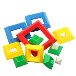 Строительные блоки мутанты строительные блоки алмазные блоки пластиковые Многоцветный Алмаз 15 шт. развлекательная модель образование