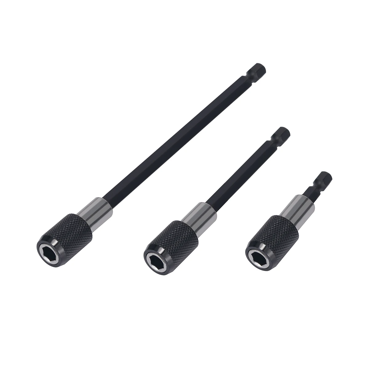 

3pcs Magnetic Screwdriver Bit Holder 1/4" Hex Shank Quick Release Electric Drill Bits Tool Set