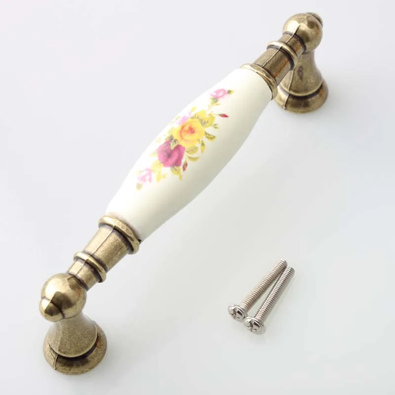 128mm Modern Fashion Painting Ceramic Silver Dresser Kitchen