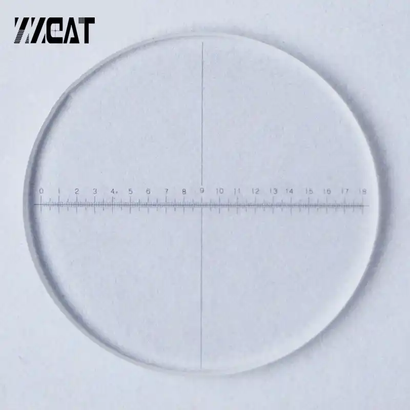 Microscope Eyepiece Micrometer Graticules Measuring Glass Eyepiece