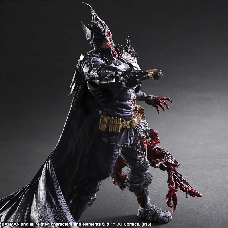

DC COMICS Play Arts KAI Figure Batman Rogues Gallery Two-Face Double Face Batman Doll PVC Action Figures Collectible Model Toys