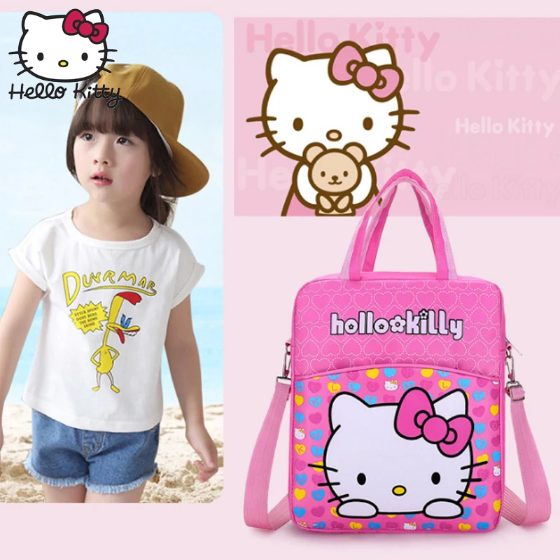 Рисунок «Hello Kitty» мешок детский мультфильм милый ребенок рюкзак Kawaii Большой KT сумки Водонепроницаемый мальчиков школьные сумки для девочек Сумка для учебы плюшевые