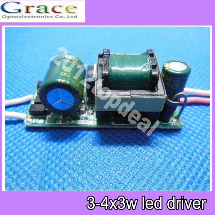 

5pcs 3-4x3 W Watt High Power LED Light lamp Driver Power Supply 85-265V 600mA