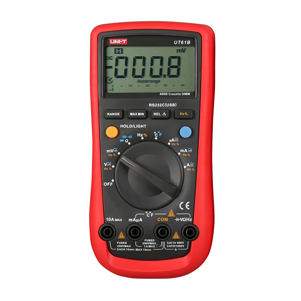 Цифровой измеритель UT61B AC/DC|multimeter analog|tester cablemultimeter car |