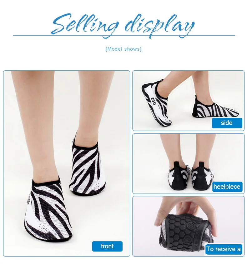 1 (20)Men Women Air Mesh Breathable Water Sport Surfing Diving Non Slip Sea Beach Aqua Shoes Swimming Upstream Non-Slip Shoes