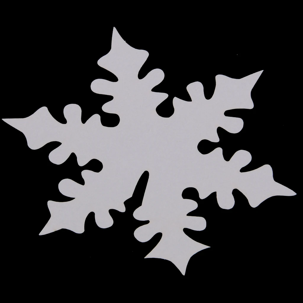 New 50pcs Snowflake Wine Table Glass Table Place Cards Xmas Wedding Beach Party Decor Favor Christmas Decoration Accessories