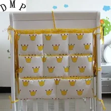 Промо-акция! Мультфильм 62*52 см детская кровать висячая сумка для хранения хлопковая кроватка Органайзер игрушка карман для пеленок детская кроватка набор