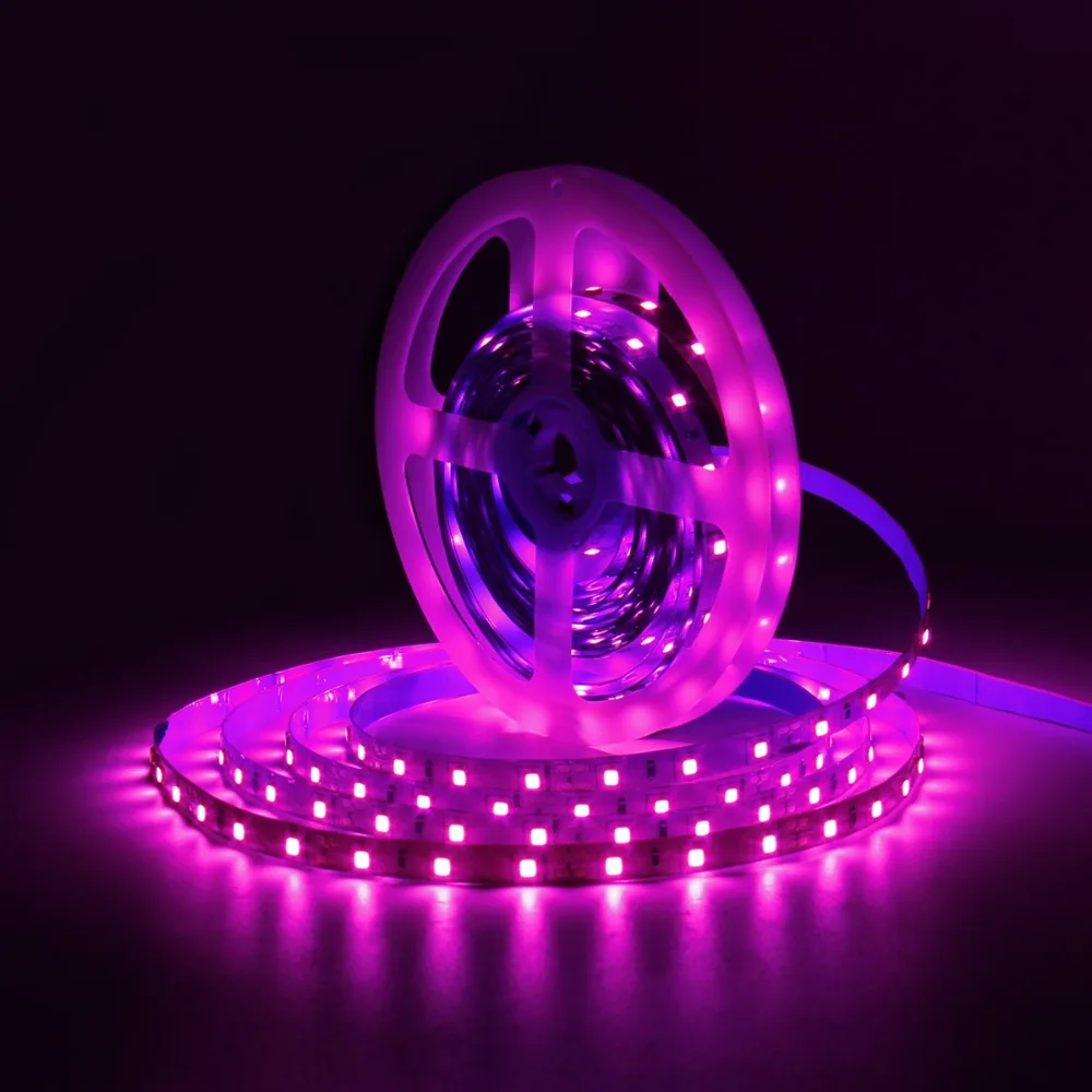 SuperNight 5050 SMD LED Strip 5M 60LEDsm DC 12V Single Color Flexible Tape LED Light Pink Blue Green Warm Cool White Lamp Band (23)