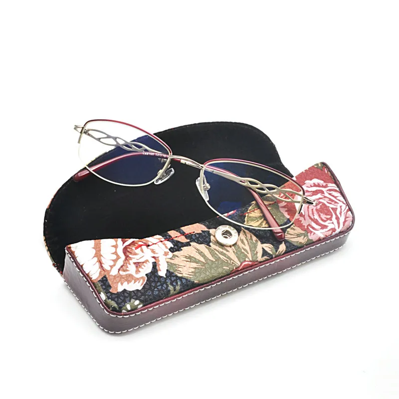 Для женщин оптическая оправа для очков очки для чтения Oculos дальнозоркостью металлический половинная оправа Очки для работы за компьютером с коробкой FML