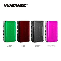 Оригинал 200 W WISMEC извилистые V200 TC MOD по центру 510 Весна нагруженный разъем и 0,91 дюйма OLED Экран e-cig вэйпы VS Gen 3 Mod