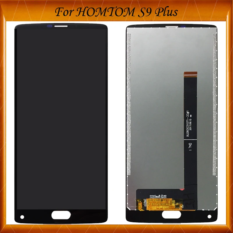 

100% Working Well For Homtom S9 PLUS LCD Display+Touch Screen Repair Parts 5.99"Replacement Mobile Phone Black Color IN Stock