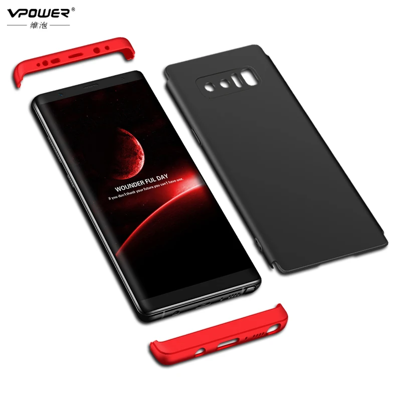 Чехол для телефона Vpower 3 в 1 черный Samsung Galaxy Note 8|for samsung galaxy|capa samsungcapa note |