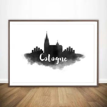 

Cologne Stuttgart Lyon Bordeaux Stockholm Baku Qatar Colombia Sydney Travel Beirut Quito Panama Travel Poster Canvas Painting