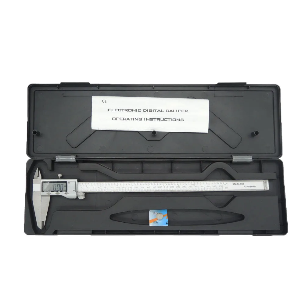 NEWACALOX 1" /300 мм ЖК цифровой штангенциркуль измерительный инструмент из нержавеющей стали измерительный инструмент штангенциркуль
