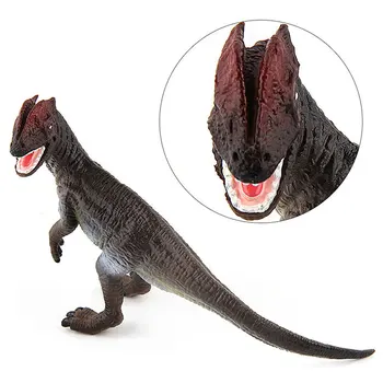 

Jurassic Dinosaur Model Fallen World Kingdom Park 5 2 3 4 3D Simulation Dilophosaurus Animal Figures Vinyl Collection Kids Toy