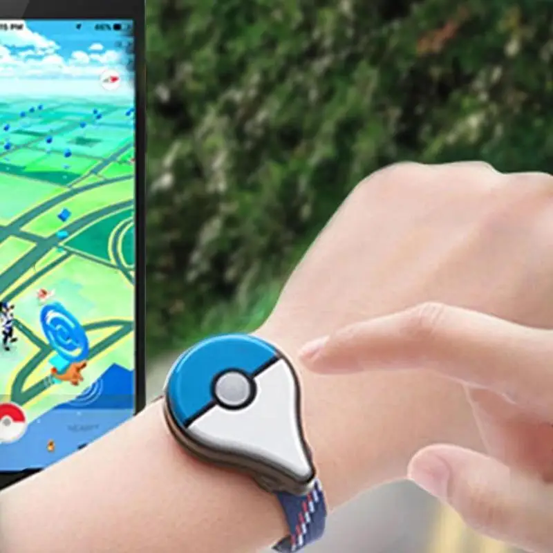 Game Accessory Toy Bluetooth Interactive For Nintend Pokemon GO Plus Wristband Bracelet Watch for Nintend Pokemon GO Plus Hot