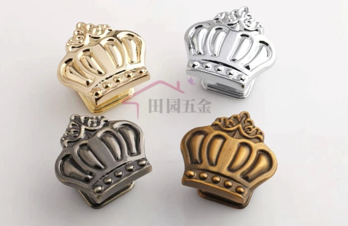 10pcslot 35mm home decorative closet kitchen drawer door cabinet knob handle pulls crown shape - Decorative Drawer Knobs 10pcslot 35mm home decorative closet kitchen drawer door cabinet knob handle pulls crown shape - Decorative Drawer Knobs