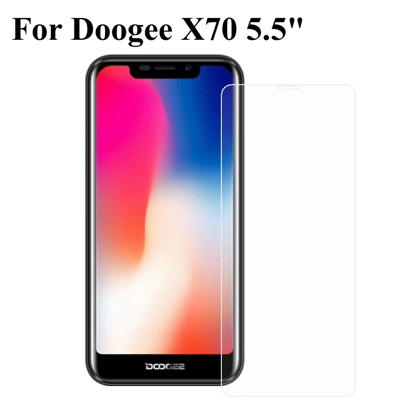 2 шт Doogee X70 защитная пленка из закаленного стекла Запасная часть для Doogee X 70 стеклянная Защитная пленка для экрана мобильного телефона - Цвет: 1PCS