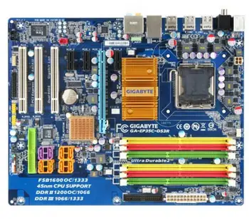 

For Gigabyte GA-EP35C-DS3R Original Used Desktop Motherboard EP35C-DS3R P35 Socket LGA 775 DDR2 DDR3 ATX On Sale