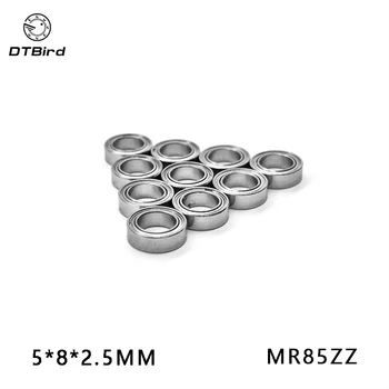 

Free Shipping 10 PCS MR85ZZ ABEC-5 5X8X2.5 mm Deep groove Ball Bearings MR85 / L-850 ZZ