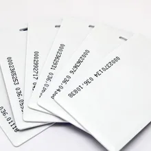 10 шт./лот) 125 кГц RFID карты EM4100 Толстая бесконтактная раскладушка Смарт EM ID карта доступа с серийным номером. Только чтение