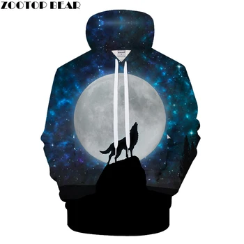 

Enjoy Moon 3D Hoodies Women Men Sweatshirts Wolf Pullover Novelty Tracksuit Fashion Hoody Streetwear Hooded Casual Drop Ship