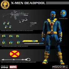 Mezco Marvel Deadpool X-men синий Ver супер герой один: 12 Collective BJD фигурка игрушки 16 см