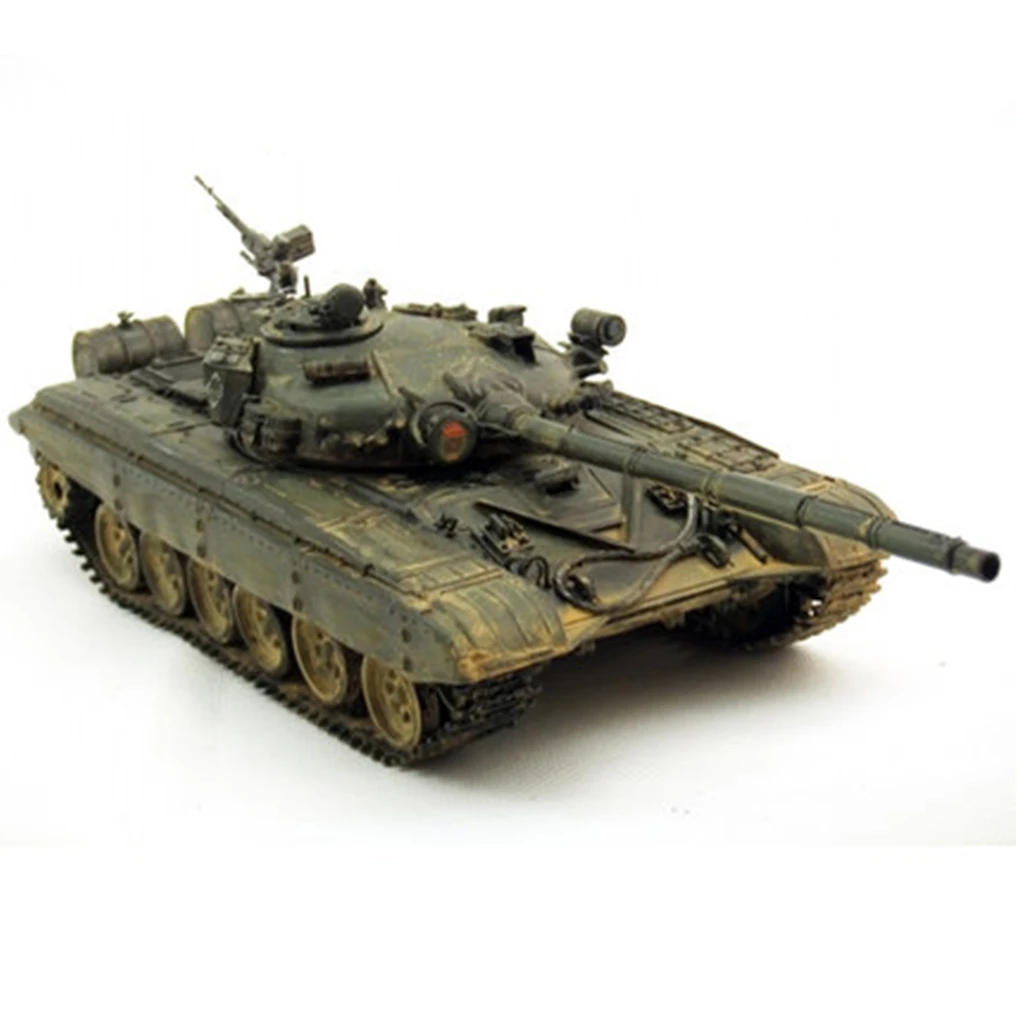 

1/35 Scale Soviet Main Battle Tank T-72B WWII Army Tank Model Puzzle Military Model Building Kits Kids Toys Gift