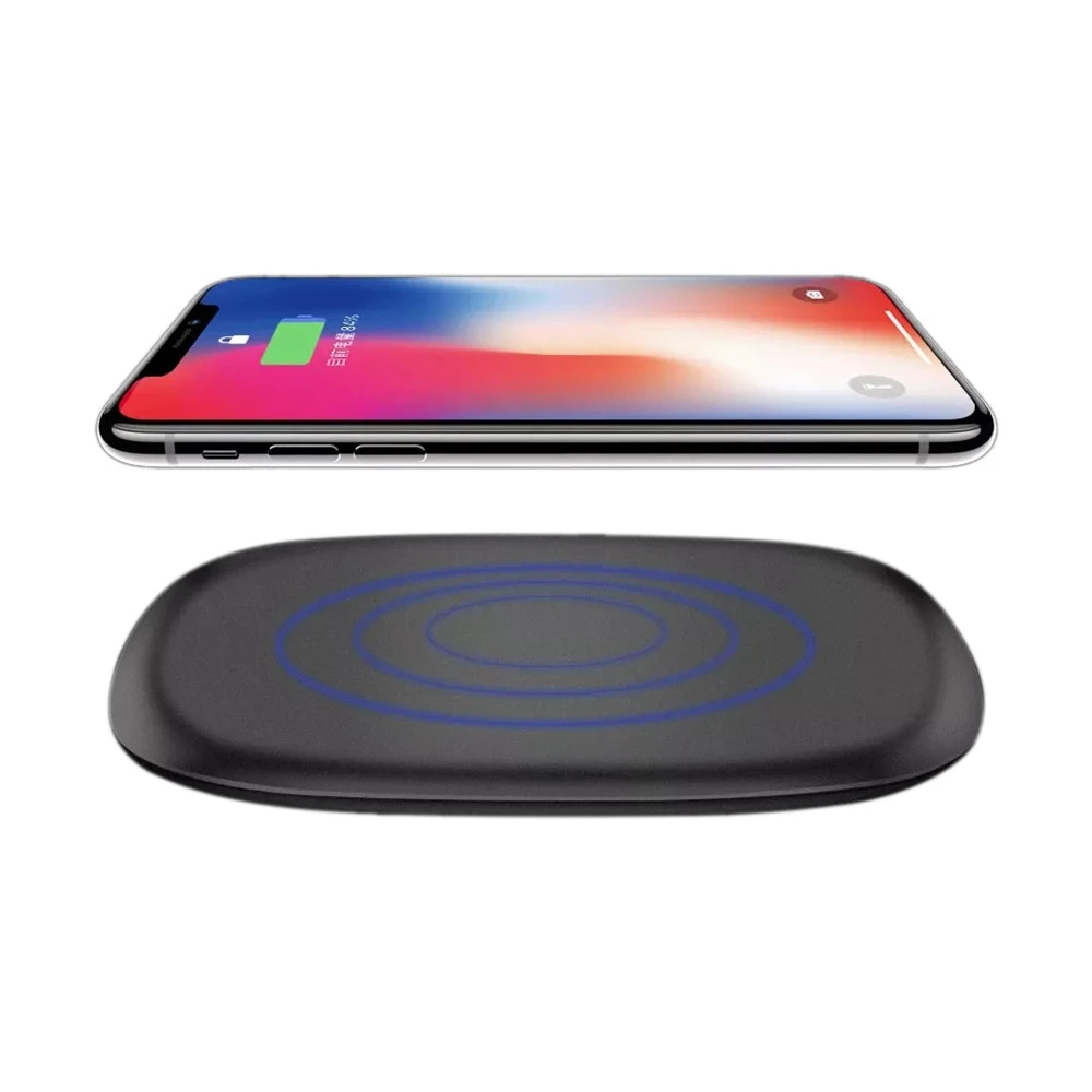 

New Qi Wireless Charger Rapid Charging Pad For iPhone X For Samsung Note 9/8 S9 PH10 drop shipping