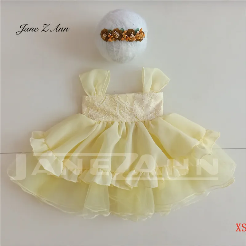 Jane Z Ann/Одежда для новорожденных; костюм принцессы; головной убор+ платье; аксессуары для студийной фотосъемки; креативные идеи