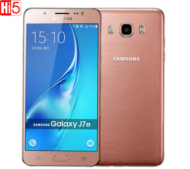 Desbloqueado Samsung Galaxy J7 J7108 telefone Celular Dual Sim 5.5 "polegadas 16 GB ROM 3 GB RAM