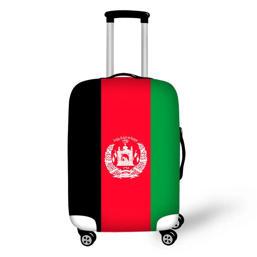 HD флаги с принтами для багажа чехол противообрастающий пылезащитный растягивающийся чехол для чемодана высокоэластичный защитный чехол Аксессуары для путешествий - Цвет: 025