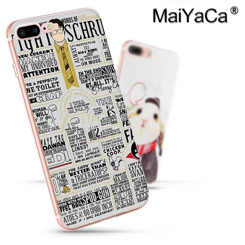 MaiYaCa Best of Dwight Schrute Новое поступление Модный чехол для телефона для iphone 11 pro 8 7 66S Plus X 10 5S SE XR XS MAX