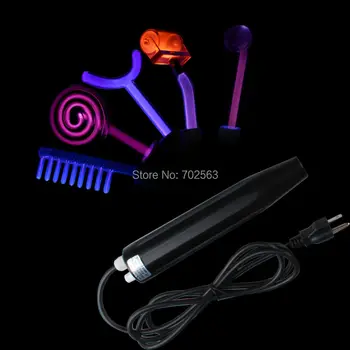 

Black Handle New Design Portable High Frequency With 5 Pieces Electrodes Anti Ageing Acne Beauty Machine