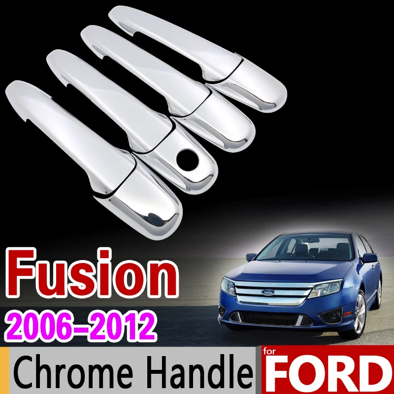 Для Ford Fusion 2006-2012 хром Ручка крышки отделки комплект 2007 2008 2009 2010 2011 SE спортивный автомобиль аксессуары наклейки стайлинга автомобилей