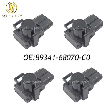 

New 4PCS Wireless Car Parking Sensor 89341-68070-C0 89341-68070 For Toyota Black Color 188300-2260