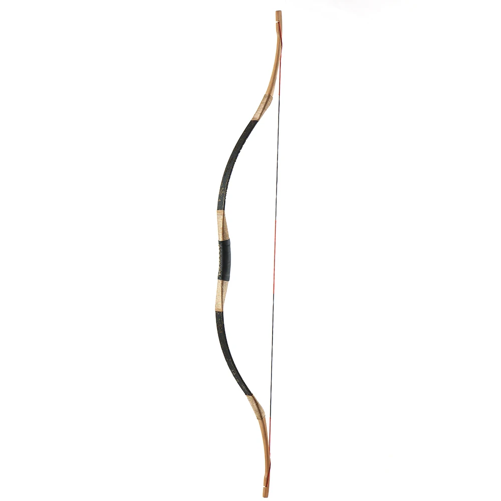 25 Toparchery Handmade Horse Leather Hide Recurve Bow Traditional Longbow Mongolian Horsebow 20-50LBS 
