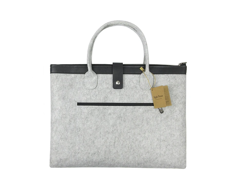 Бренд Sight Focus, серый фетровый портфель, сумка, легкая сумка для журналов, портативный фетровый руль, мягкая сумка для ноутбука, портфель-мессенджер