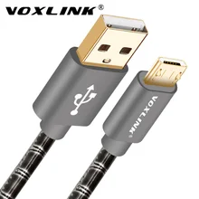 Кабель Micro USB VOXLINK для быстрой зарядки телефона Samsung Galaxy S7 S8 S9