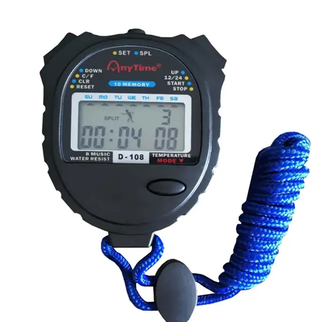 Stopwatches Multi Function Waterproof Electronic Digital Chronograph
