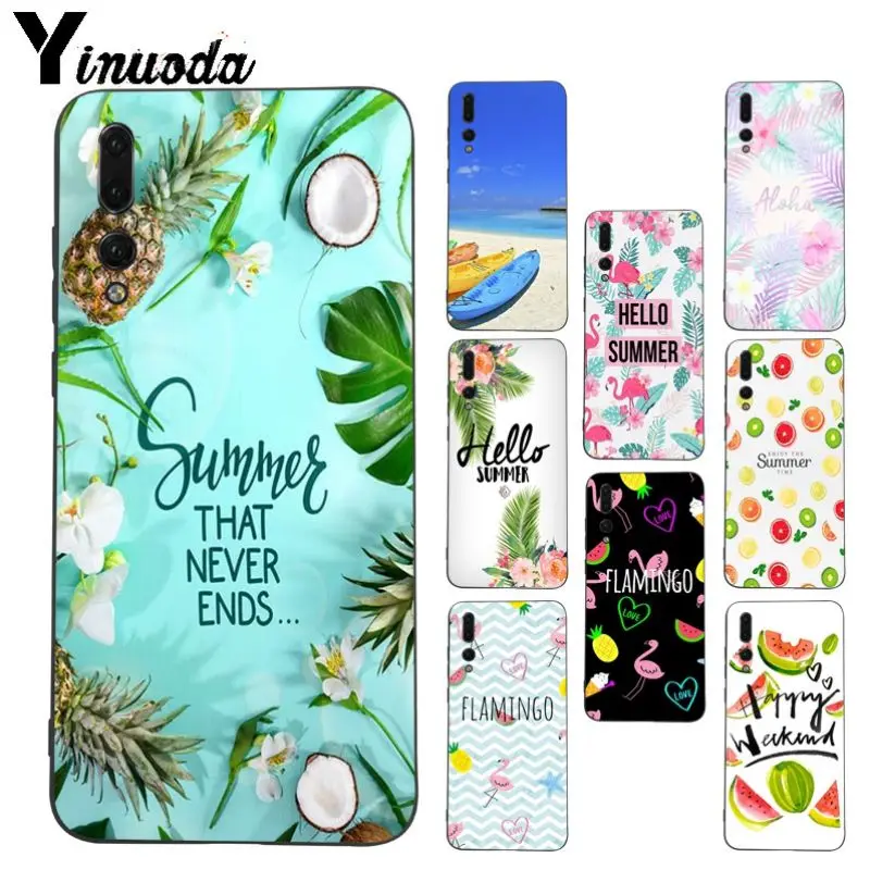 Мягкий чехол для телефона Yinuoda hello summer weekend cool Huawei honor 8x 7a P20Lite P10 Plus Mate10Lite Mate20 P20 Pro |