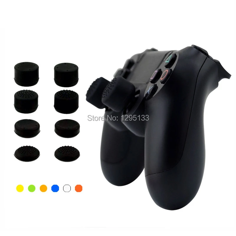 4 x THUMB GRIPS PS4 XBOX ONE 360 PS3 CONTROLLER THUMBSTICK COVERS